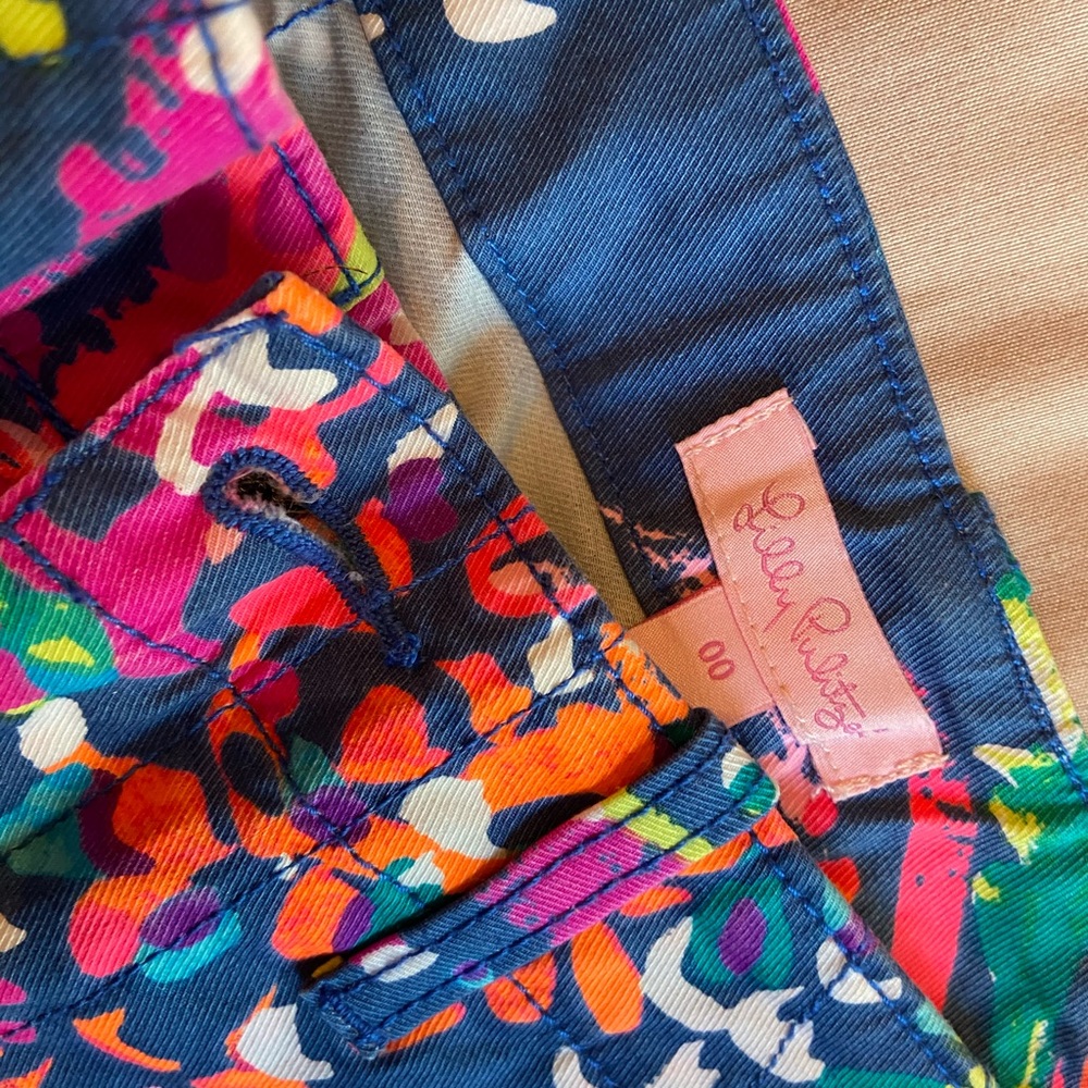 Lily Pulitzer shorts colorful high waisted